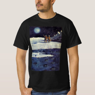 Camiseta Ciencia Ficción Vintage Astronauta Alienígenas en 