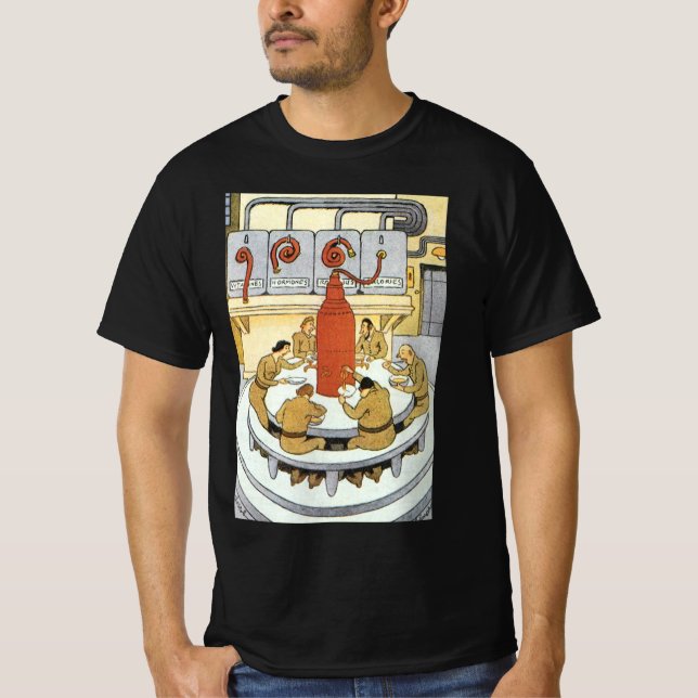 Camiseta Ciencia ficción vintage, científicos labradores co (Anverso)