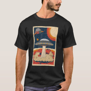 Camiseta Ciencia ficticia de secuestro de Ufo para el espac