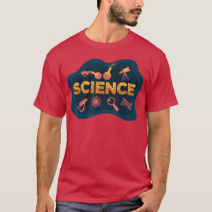Camiseta Ciencia - física química átomo espacial ADN