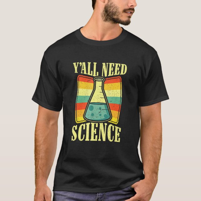 Camiseta Ciencia Física Química Biología Estudiante (Anverso)