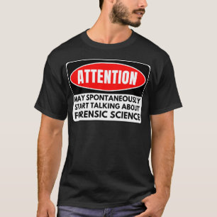 Camiseta Ciencia forense