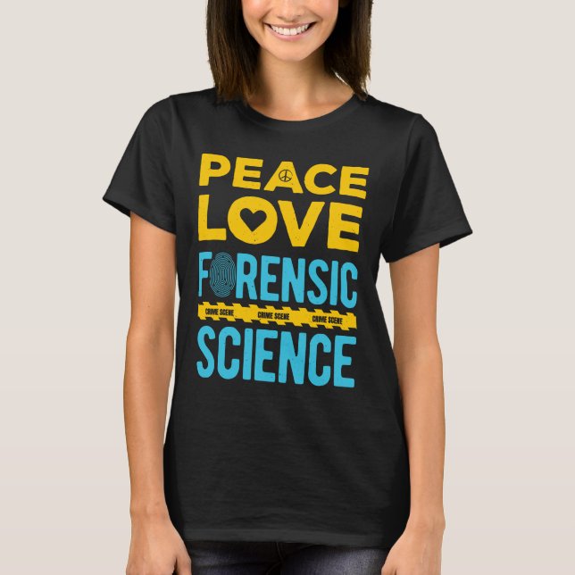 Camiseta Ciencia forense (Anverso)