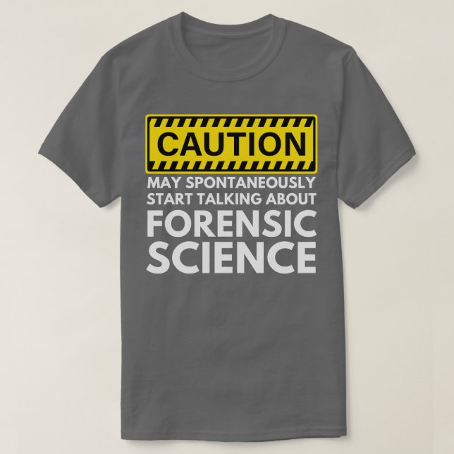 Camiseta Ciencia forense 4 (Diseño del anverso)