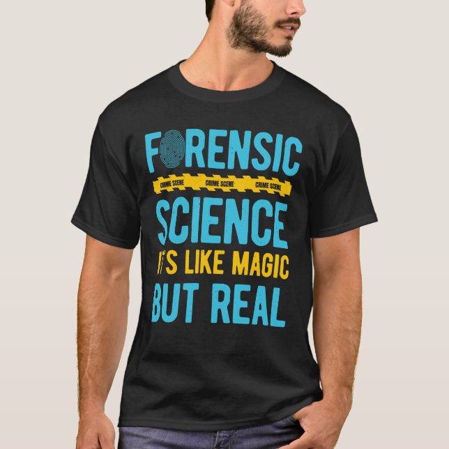Camiseta Ciencia forense divertida (Anverso)