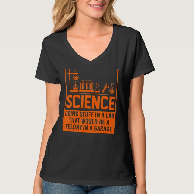 Camiseta Ciencia haciendo cosas (Anverso)