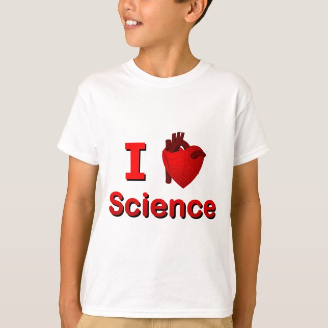 Camiseta Ciencia I <3 (Anverso)