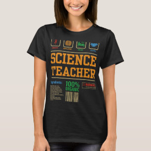 Camiseta Ciencia inteligente creativa Química Biología Té