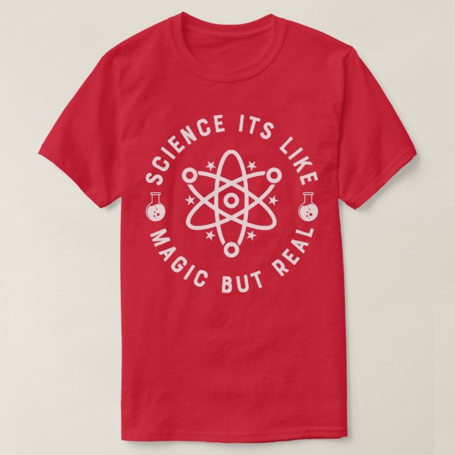 Camiseta Ciencia Itx27 como magia pero real 10 (Diseño del anverso)