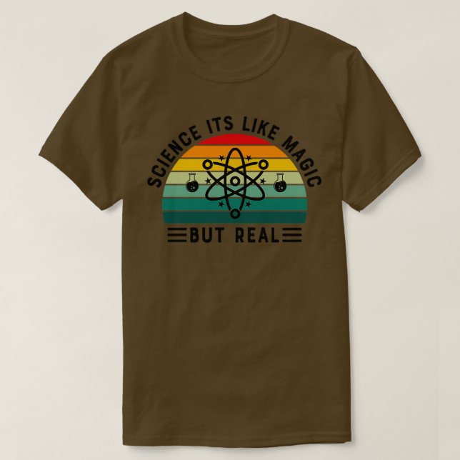 Camiseta Ciencia Itx27 como magia pero real 14 (Diseño del anverso)