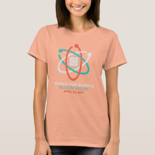 Camiseta Ciencia marzo T de la marina de guerra de las