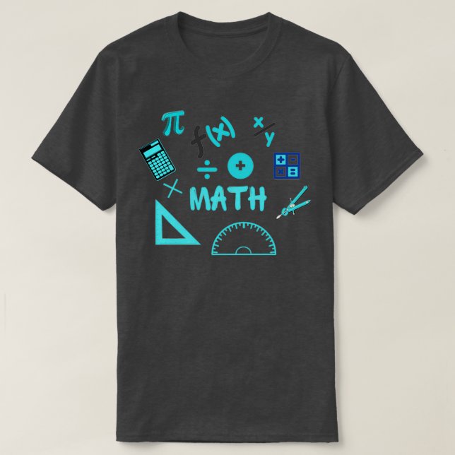 Camiseta ciencia matemática (Diseño del anverso)