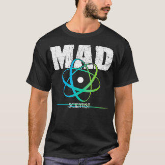 Camiseta Ciencia Nerd Geek Mad Átomo Diseño