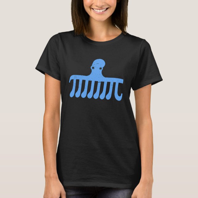 Camiseta Ciencia Nerd Matemáticas matemáticas Geek PI Octop (Anverso)
