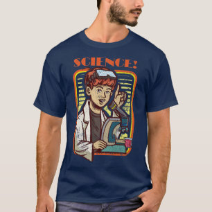 Camiseta Ciencia Nerd Química Geek Laboratorio Vintage Ret