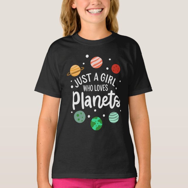 Camiseta Ciencia Nerviosa Chica del espacio ultraterrestre  (Anverso)