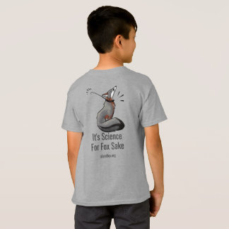 Camiseta Ciencia Niños T-Shirt Logo Front Science Fox Back