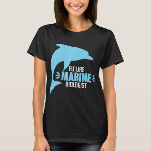 Camiseta Ciencia oceánica de la bióloga marina en el futuro