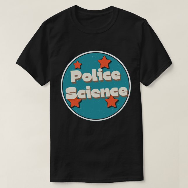 Camiseta Ciencia policial (Diseño del anverso)