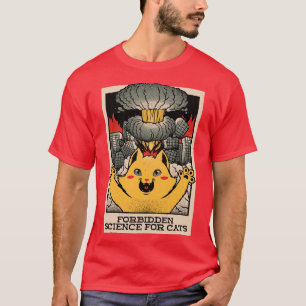 Camiseta Ciencia prohibida para gatos por Tobe Fonseca