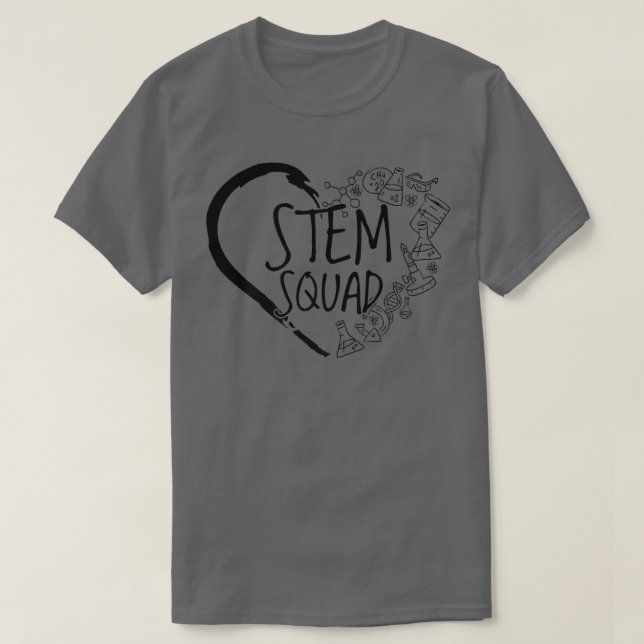 Camiseta Ciencia Química Stem Squad Premium 1833 (Diseño del anverso)
