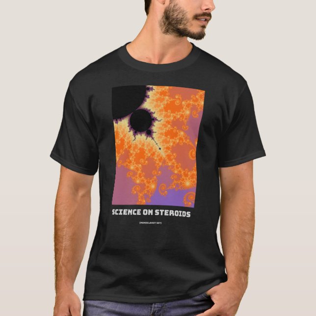 Camiseta Ciencia sobre esteroides Mandelbrot fractal - cien (Anverso)