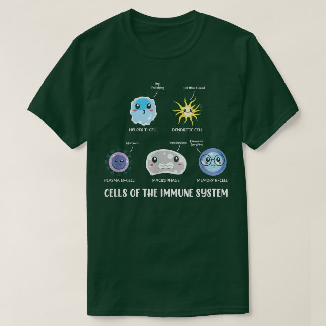 Camiseta Ciencia, Stem Inmune System Cells Stem Students Ap (Diseño del anverso)