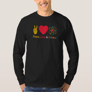 Camiseta Ciencia Stem Paz Amor y Ciencia Estudiantes Ap