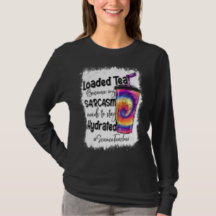 Camiseta Ciencia Teacher Tea Leopard Tie Dye Summer