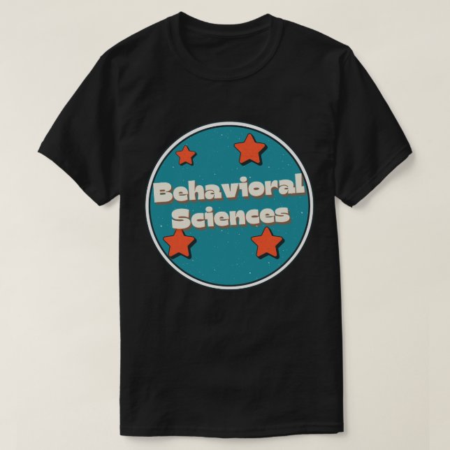 Camiseta Ciencias del comportamiento (Diseño del anverso)