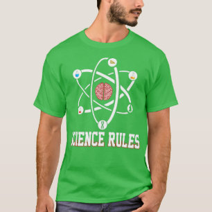 Camiseta Ciencias Normas Físicas Química Científica Laborat