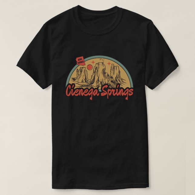 Camiseta Cienega Springs, Arizona (Diseño del anverso)