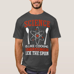 Camiseta Científica aprende biología Química Laborato
