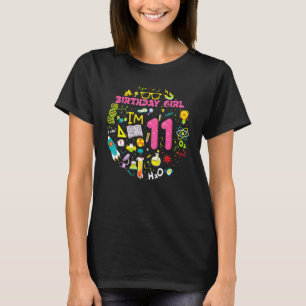 Camiseta Científica Chica de 11 años de edad Ciencia Chica 