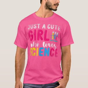 Camiseta Científica Laboratorio de Mujeres Sólo Una Chica C
