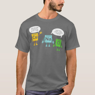 Camiseta Científica Química Periódica Tabla Divertida Cient