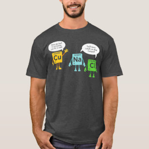 Camiseta Científica Química Periódica Tabla Divertida Cient