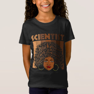 Camiseta Científicas negras Melanin Mujeres Chicas ropa est