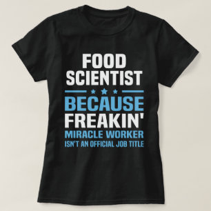 Camiseta Científico alimentario