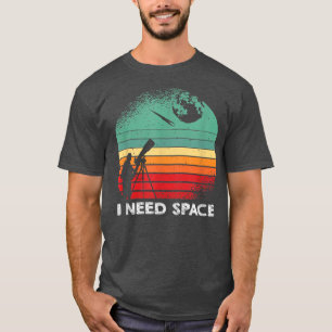 Camiseta Científico astronauta astronauta astronómico Retro
