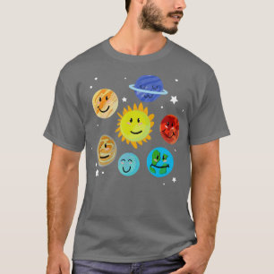 Camiseta Científico astronómico Sistema Solar Universo Cute