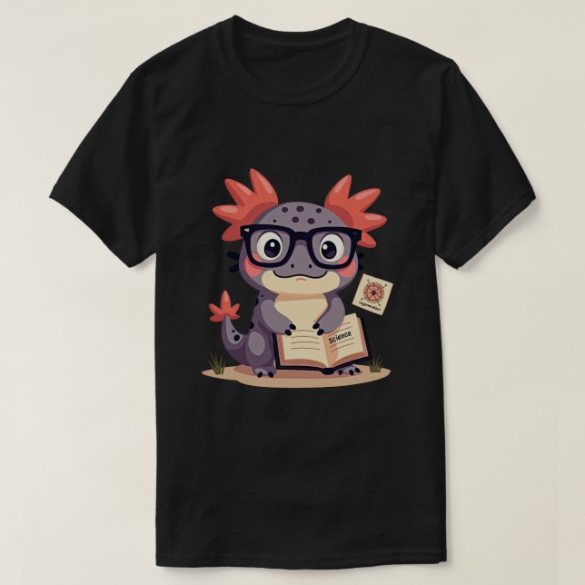 Camiseta científico Axolotl (Diseño del anverso)