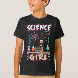 Camiseta Científico Chica de Química Laboratorio Científ