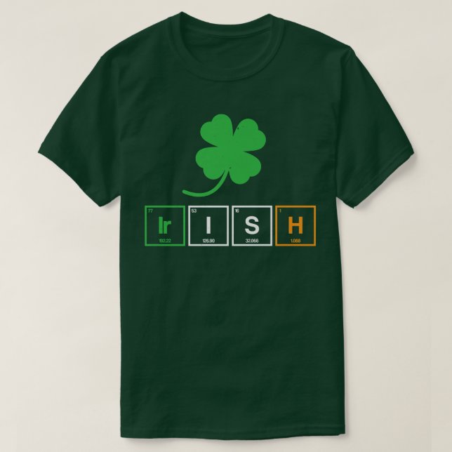 Camiseta Científico científico de química de tabla periódic (Diseño del anverso)