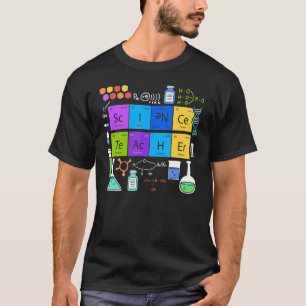 Camiseta Científico Científico Química Fan Elements Profeso