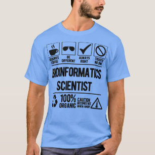 Camiseta Científico de bioinformática