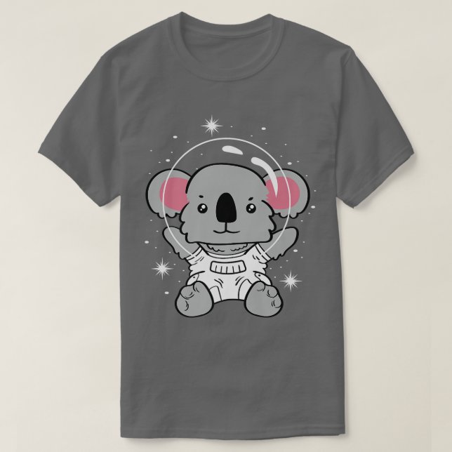 Camiseta Científico de cohetes astronautas de Koala (Diseño del anverso)