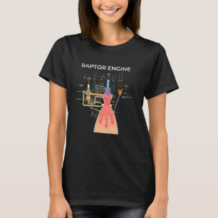 Camiseta Científico de Cohetes de Motor Raptor
