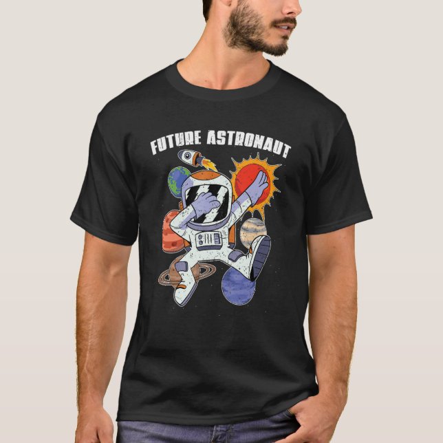 Camiseta Científico de Dabbing planea futuro científico esp (Anverso)