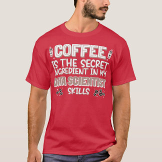 Camiseta Científico de datos de amante del café